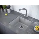 Кухонная мойка Paulmark Gera серый металлик PM104546-GRM