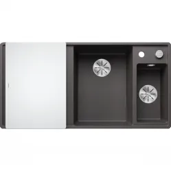 Кухонная мойка Blanco Axia III 6 S-F InFino темная скала 523490