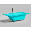 Ванна из литьевого мрамора Salini S-Sense Orlanda Kit Plus 102114MF 189x99 см, покраска по RAL матовый полностью