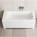 Ванна из литьевого мрамора Delice Diapason DLR330018 165x80 см, белый