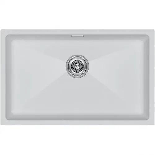 Кухонная мойка Paulmark Lumi LU74-WH 74x46 см, белый