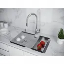 Кухонная мойка Paulmark Lumi LU74-WH 74x46 см, белый