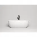 Ванна из литьевого мрамора Salini S-Stone Luce 100121M 169x87 см, отдельностоящая, белый матовый