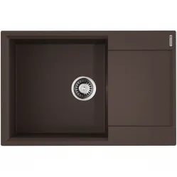 Кухонная мойка Artgranit Omoikiri Daisen 78-LB-DC темный шоколад 4993691