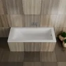 Ванна из литьевого мрамора Delice Diapason DLR330020 175x70 см, белый