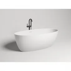 Ванна из литьевого мрамора Salini S-Sense Alda 101914G 160x70 см, отдельностоящая, белый глянец