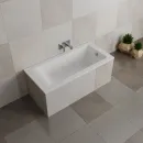 Ванна из литьевого мрамора Delice Diapason DLR330022 155x70 см, белый