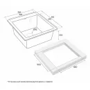 Кухонная мойка Paulmark Zemar графит PM104651-DG