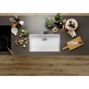Кухонная мойка Blanco Subline 700-U InFino 527173 73x46 см, мягкий белый