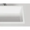 Ванна из литьевого мрамора Salini S-Sense Cascata Kit 104513G 180x80 см, белый глянец