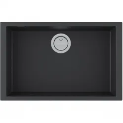 Кухонная мойка Paulmark Acrystone Neo Classic Anthracite PM966944-AN 69x44,3 см, антрацит