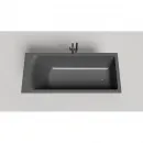 Ванна из литьевого мрамора Salini S-Sense Cascata Kit 104513GF 180x80 см, покраска по RAL глянец полностью