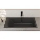 Ванна из литьевого мрамора Salini S-Sense Cascata Kit 104513GF 180x80 см, покраска по RAL глянец полностью