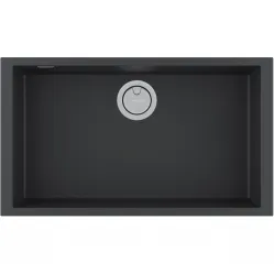 Кухонная мойка Paulmark Acrystone Neo Classic Anthracite PM967644-AN 76x43,5 см, антрацит