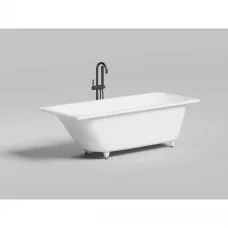 Ванна из литьевого мрамора Salini S-Sense Orlanda Kit 102117G 170,4x75 см, белый глянец