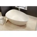 Ванна из литьевого мрамора Riho Toledo B126001105 158x110 см, отдельностоящая, белый