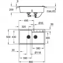 Кухонная мойка Grohe K500 серый 31649AT0