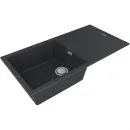 Кухонная мойка Paulmark Acrystone Extensio Anthracite PM989950-AN 99x50 см, антрацит