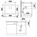 Кухонная мойка Blanco Rotan 500-U алюметаллик 524248