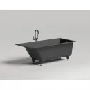 Ванна из литьевого мрамора Salini S-Sense Cascata 104413GF 170x70 см, покраска по RAL глянец полностью