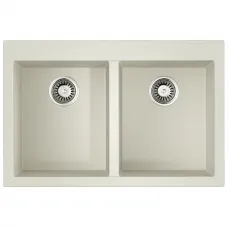 Кухонная мойка Tetogranit Omoikiri Bosen 80-2-WH белый 4993839