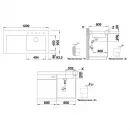 Кухонная мойка Blanco Modex-60M Алюметаллик 518330
