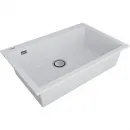 Кухонная мойка Paulmark Acrystone Decoration White PM937650-WH 76x50 см, белый