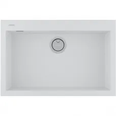 Кухонная мойка Paulmark Acrystone Decoration White PM937650-WH 76x50 см, белый