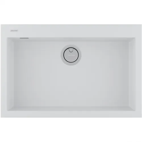 Кухонная мойка Paulmark Acrystone Decoration White PM937650-WH 76x50 см, белый