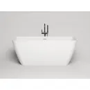 Ванна из литьевого мрамора Salini S-Stone Agatha 100221M 179x82 см, отдельностоящая, белый матовый