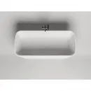 Ванна из литьевого мрамора Salini S-Stone Agatha 100221M 179x82 см, отдельностоящая, белый матовый