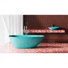 Ванна из литьевого мрамора Salini S-Stone Paola IN Classic 101612SMF 172x82 см, отдельностоящая, покраска по RAL полностью