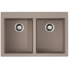 Кухонная мойка Tetogranit Omoikiri Bosen 80-2-CH шампань 4993841