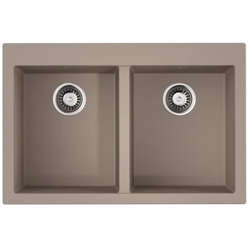 Кухонная мойка Tetogranit Omoikiri Bosen 80-2-CH шампань 4993841