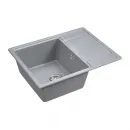 Кухонная мойка Paulmark Flugen серый металлик PM216550-GRM