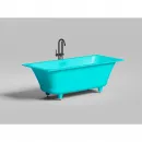 Ванна из литьевого мрамора Salini S-Sense Orlanda Axis Kit 103311MF 191,1x80,5 см, покраска по RAL матовый полностью