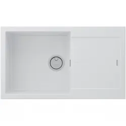 Кухонная мойка Paulmark Acrystone Extensio White PM988650-WH 86x50 см, белый