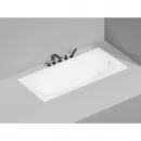Ванна из литьевого мрамора Salini S-Sense Ornella 102314M 170x80 см, белый матовый