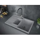 Кухонная мойка Paulmark Feste серый металлик PM237850-GRM
