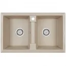 Кухонная мойка Paulmark Tandem бежевый PM238150-BE