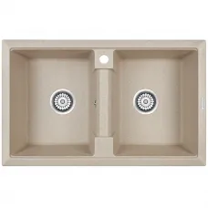 Кухонная мойка Paulmark Tandem бежевый PM238150-BE