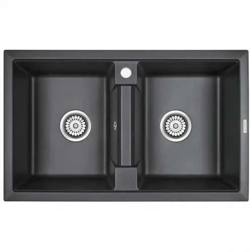 Кухонная мойка Paulmark Tandem черный PM238150-BL