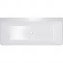 Ванна из литьевого мрамора Timo Erika Solid Surface ERIKA1700 170x75 см, белый матовый