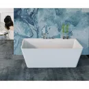 Ванна из литьевого мрамора Timo Erika Solid Surface ERIKA1700 170x75 см, белый матовый