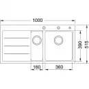 Кухонная мойка Franke Mythos Fusion MTF 651-100 белый 114.0156.977