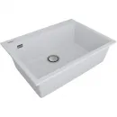 Кухонная мойка Paulmark Acrystone Decoration White PM936950-WH 69x50 см, белый