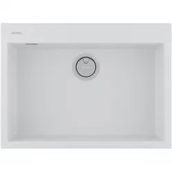 Кухонная мойка Paulmark Acrystone Decoration White PM936950-WH 69x50 см, белый