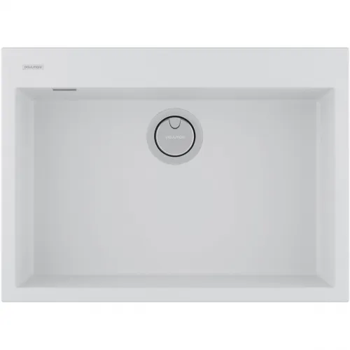 Кухонная мойка Paulmark Acrystone Decoration White PM936950-WH 69x50 см, белый