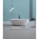 Ванна из литьевого мрамора Timo Lempi Solid Surface LEMPI1700 170x78 см, отдельностоящая, белый матовый