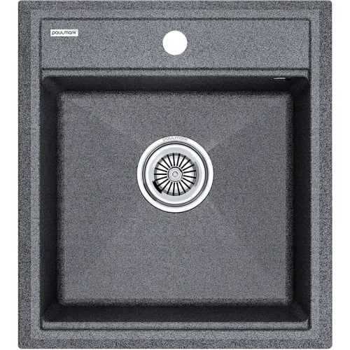 Кухонная мойка Paulmark Stepia PM114651-DG 46x51 см, графит